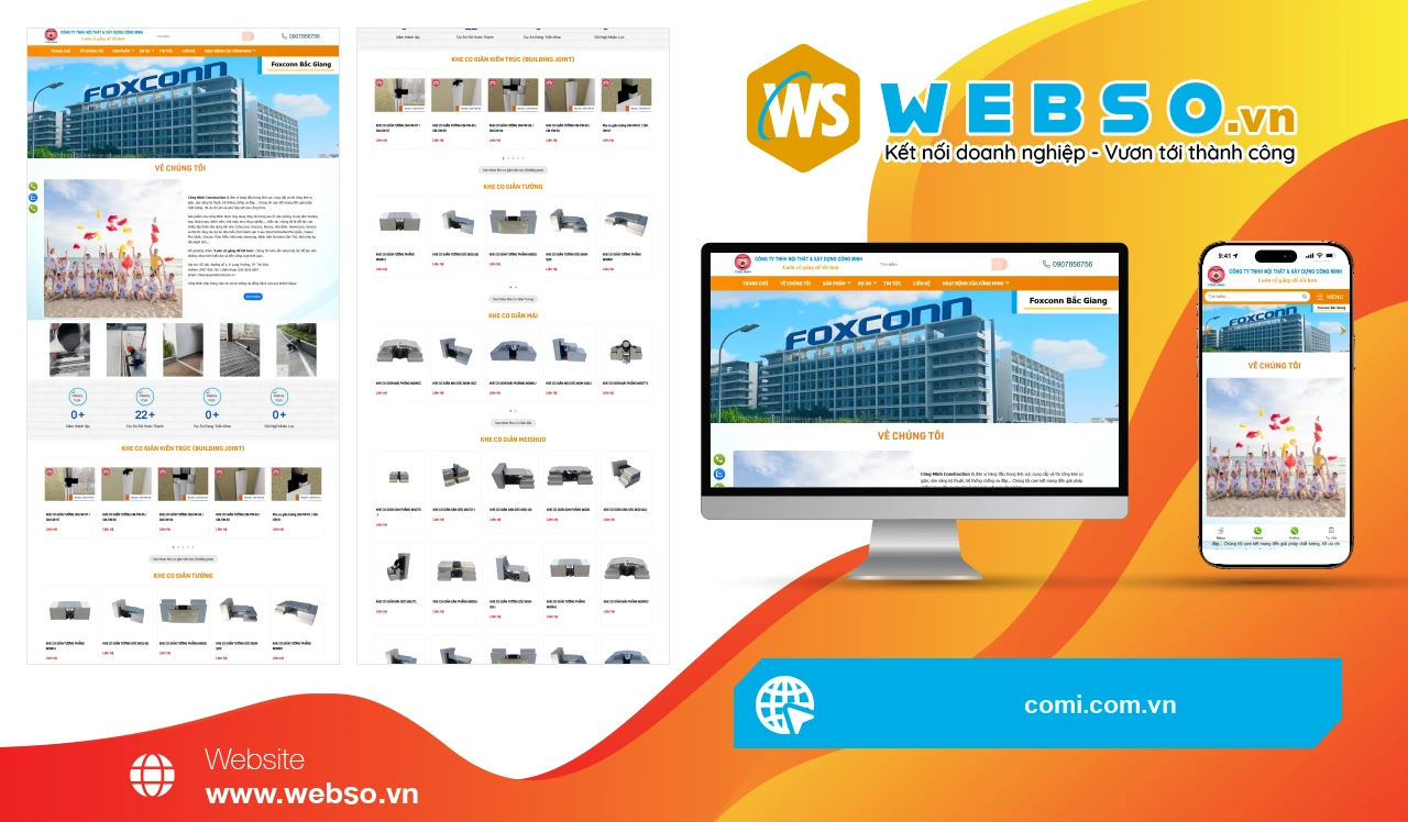 Thiết Kế Website Xây Dựng Công Minh: Giải Pháp Chất Lượng Cho Công Trình Bền Vững