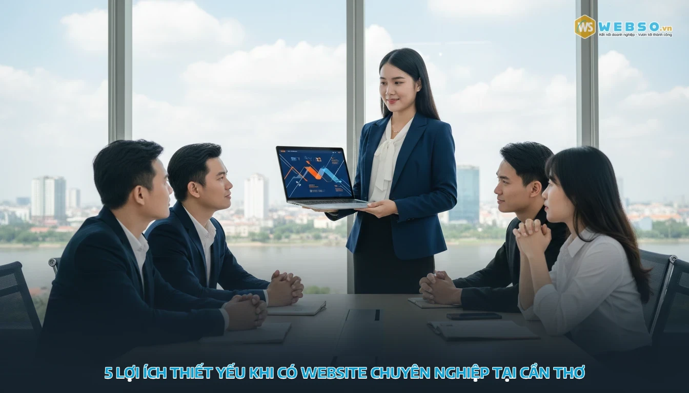 thiết kế web cần thơ - 5 lợi ích thiết yếu khi có website chuyên nghiệp tại Cần Thơ