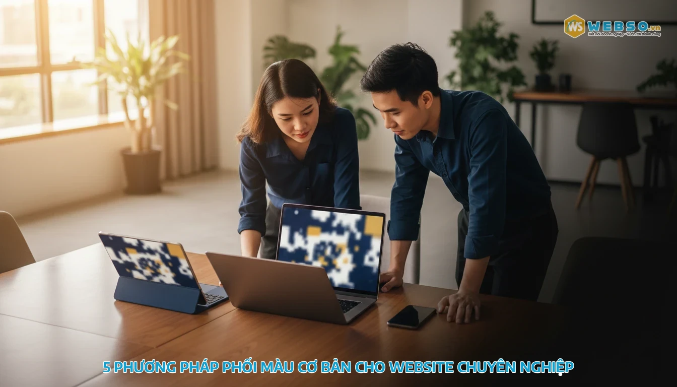 phối màu trong thiết kế web - 5 phương pháp phối màu cơ bản cho website chuyên nghiệp