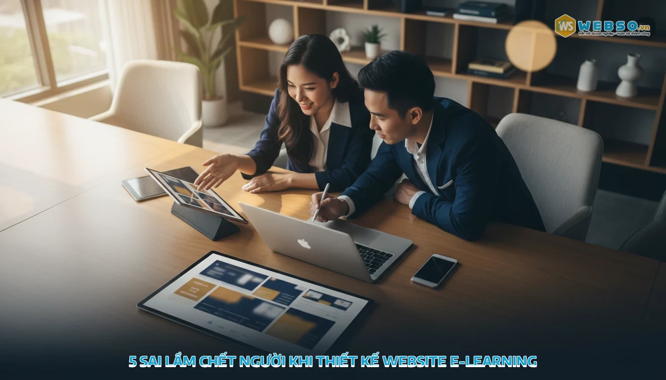 thiết kế web elearning - 5 Sai Lầm Chết Người Khi Thiết Kế Website E-learning