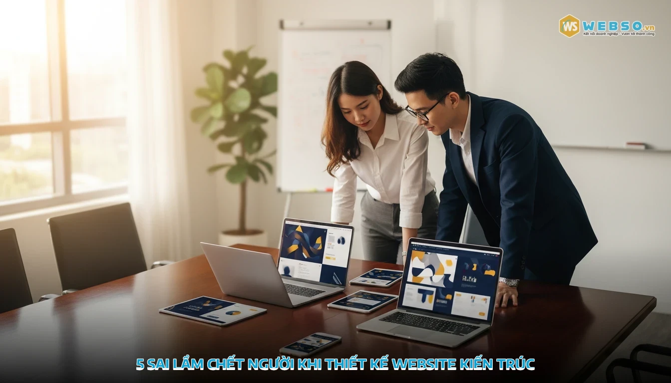 thiết kế website kiến trúc - 5 Sai Lầm Chết Người Khi Thiết Kế Website Kiến Trúc