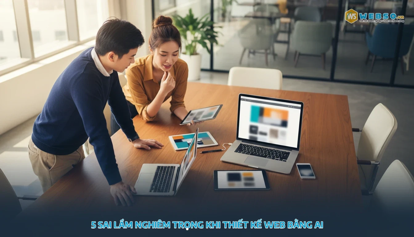 thiết kế web bằng ai - 5 Sai Lầm Nghiêm Trọng Khi Thiết Kế Web Bằng AI