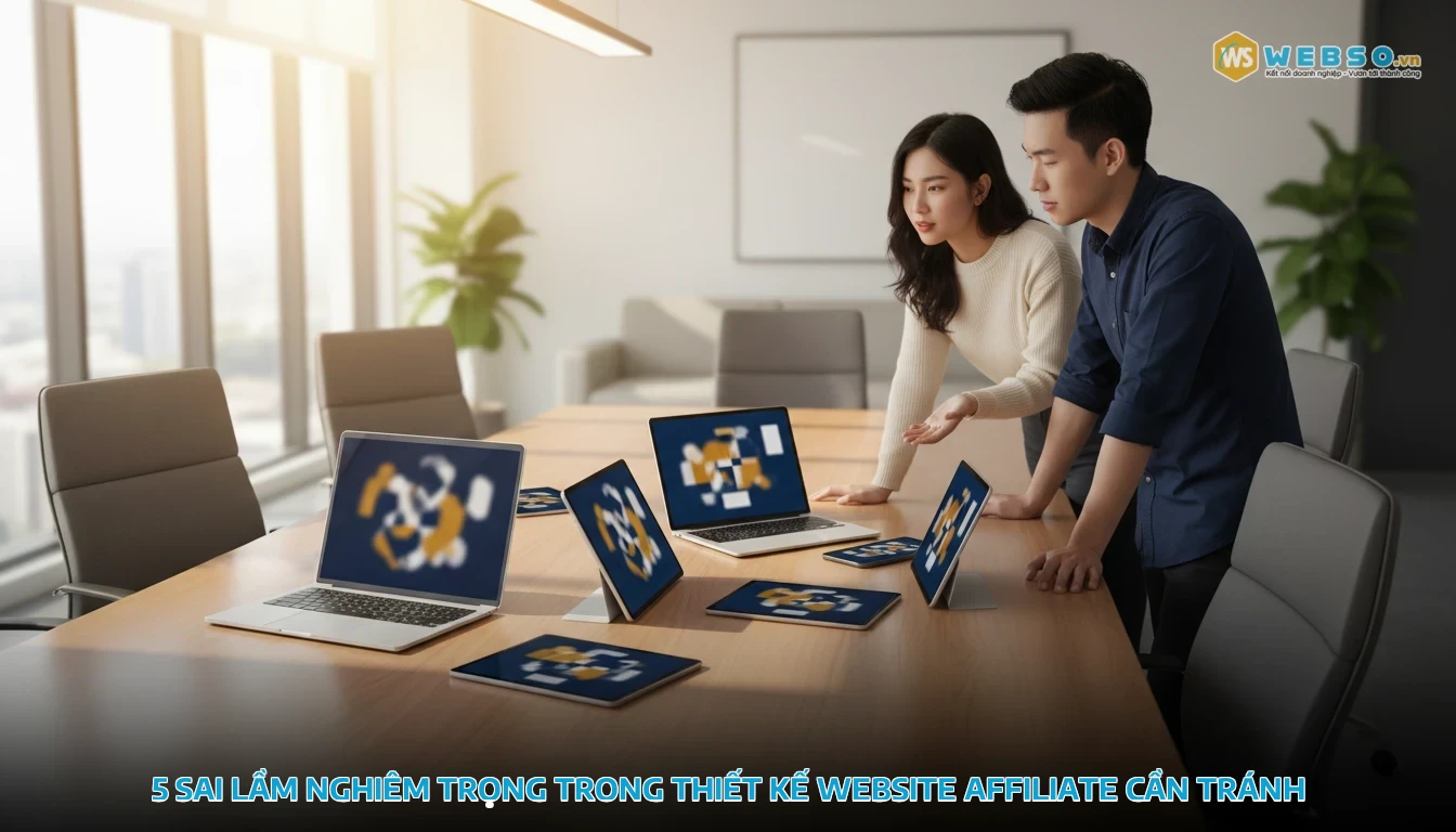thiết kế website affiliate marketing - 5 sai lầm phổ biến khi thiết kế website affiliate và cách khắc phục