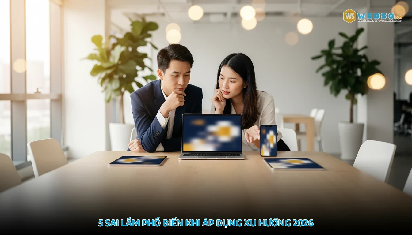 thiết kế và lập trình web - 5 Sai Lầm Phổ Biến Khi Áp Dụng Xu Hướng 2026