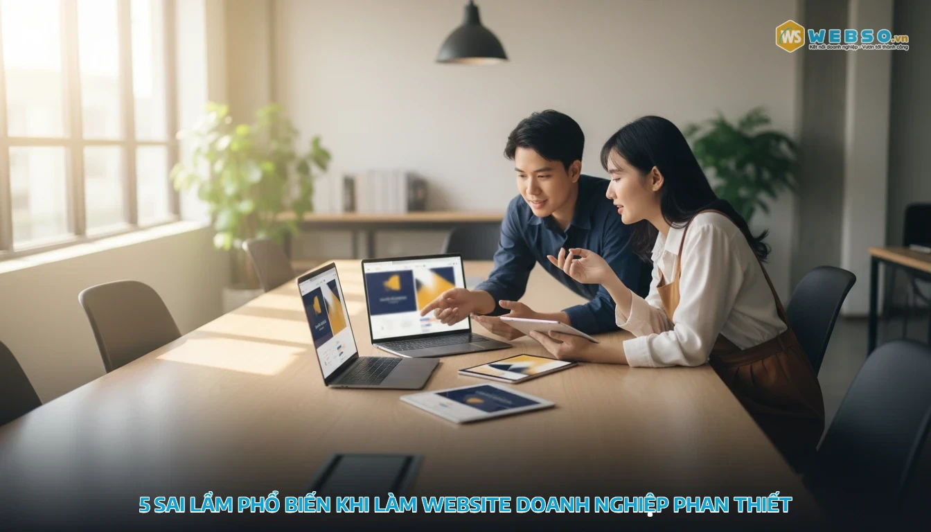 thiết kế website phan thiết - 5 sai lầm thường gặp khi làm website tại Phan Thiết