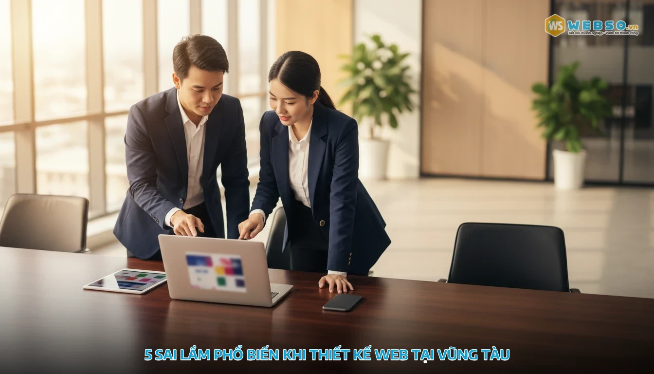 thiết kế web vũng tàu - 5 sai lầm phổ biến khi thiết kế web tại Vũng Tàu