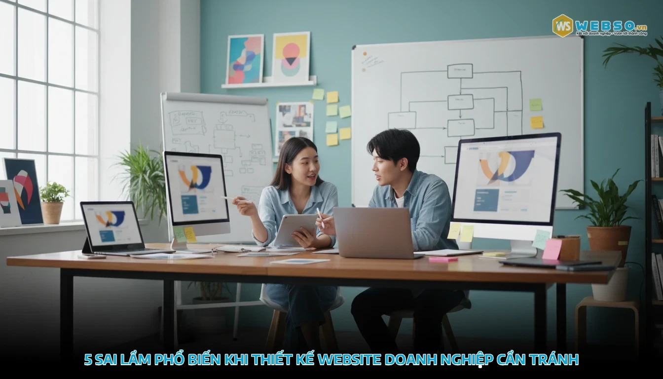 thiết kế web gò vấp - 5 Sai Lầm Phổ Biến Khi Thiết Kế Website Doanh Nghiệp Cần Tránh