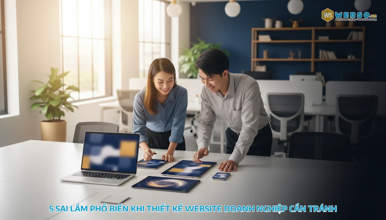 thiết kế web bắc giang - 5 Sai Lầm Phổ Biến Khi Thiết Kế Website Doanh Nghiệp Cần Tránh