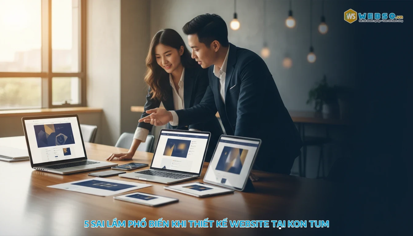 thiết kế web kon tum - 5 Sai Lầm Phổ Biến Khi Thiết Kế Website Tại Kon Tum