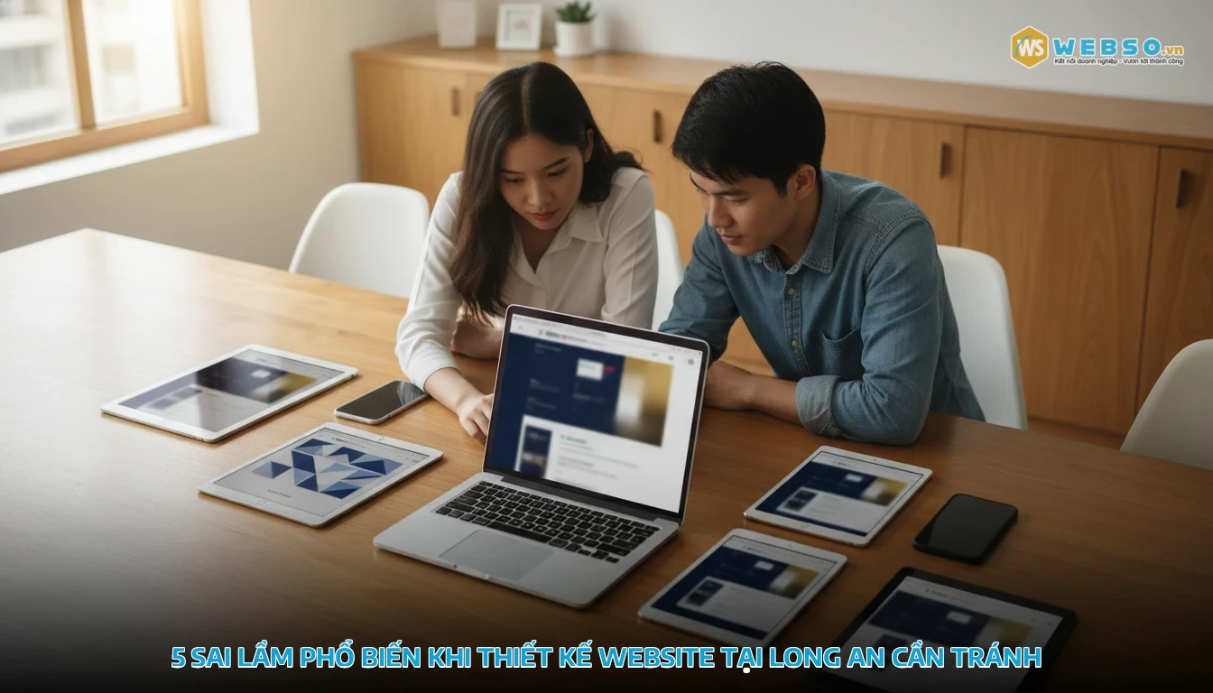 thiết kế website long an - 5 sai lầm thường gặp khi thiết kế website tại Long An