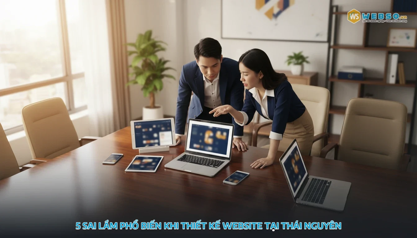 thiết kế website tại thái nguyên - 5 sai lầm phổ biến khi thiết kế website tại Thái Nguyên