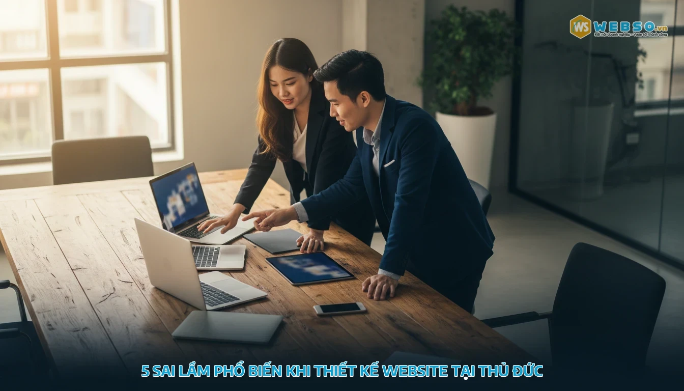 thiết kế website thủ đức - 5 sai lầm phổ biến khi thiết kế website tại Thủ Đức