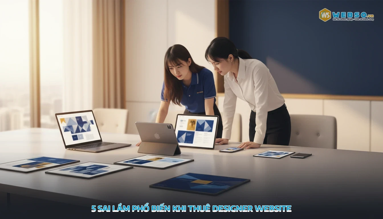 cần người thiết kế website - 5 Sai Lầm Phổ Biến Khi Thuê Designer Website