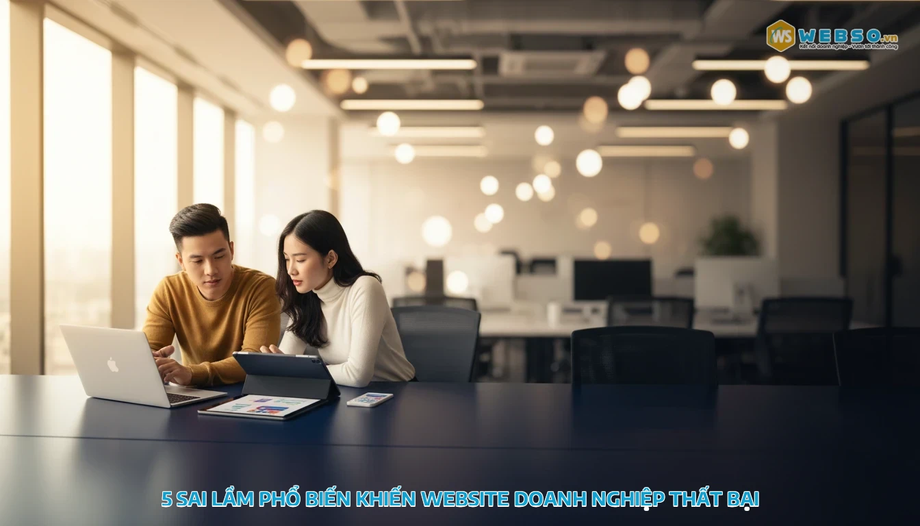 thiết kế web đồng nai - 5 Sai Lầm Phổ Biến Khiến Website Doanh Nghiệp Thất Bại