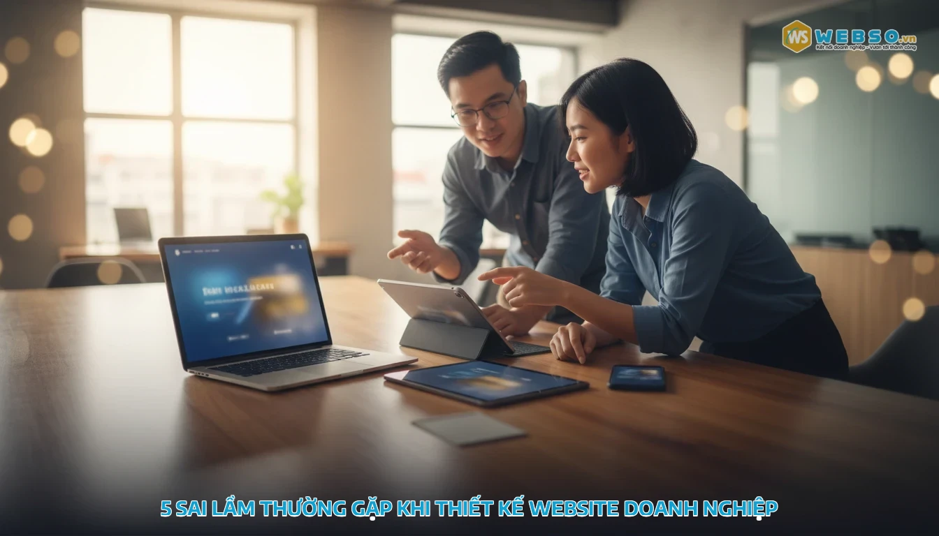 thiết kế web tại biên hòa - 5 Sai Lầm Thường Gặp Khi Thiết Kế Website Doanh Nghiệp