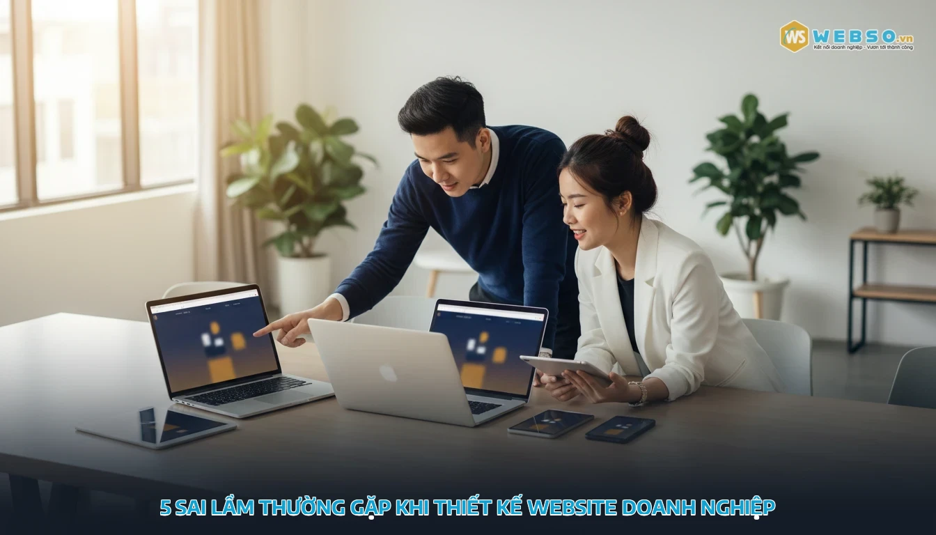 thiết kế website tại nam định - 5 Sai Lầm Thường Gặp Khi Thiết Kế Website Doanh Nghiệp