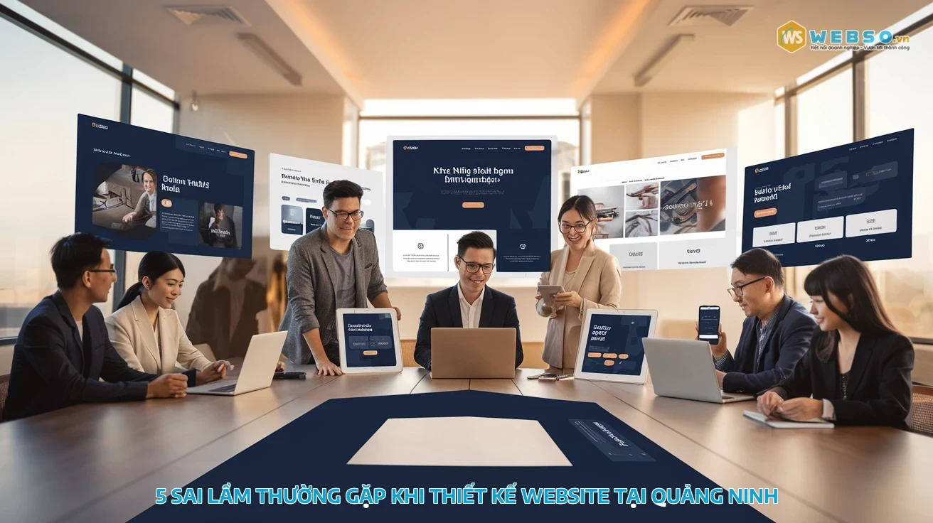 thiết kế website quảng ninh - 5 sai lầm thường gặp khi thiết kế website tại Quảng Ninh