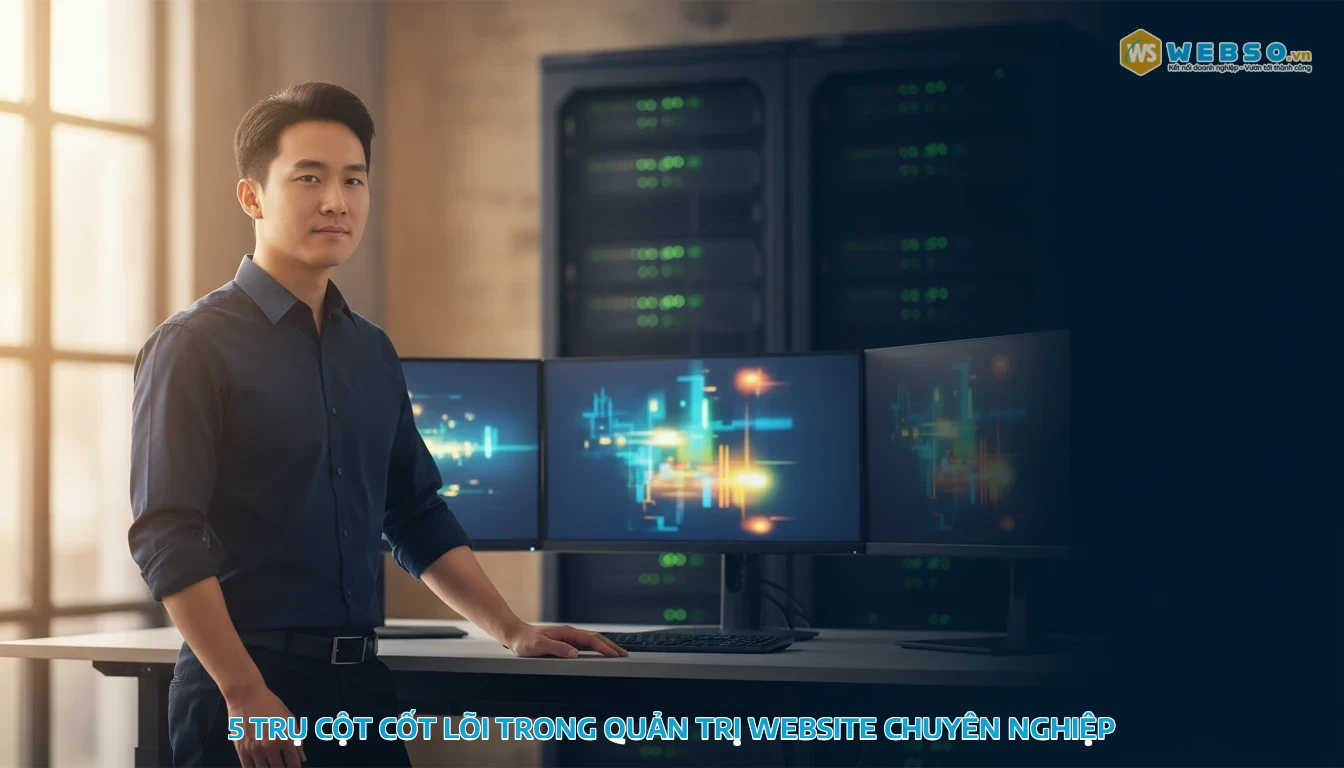 quản trị website - 5 trụ cột cốt lõi trong quản trị website chuyên nghiệp