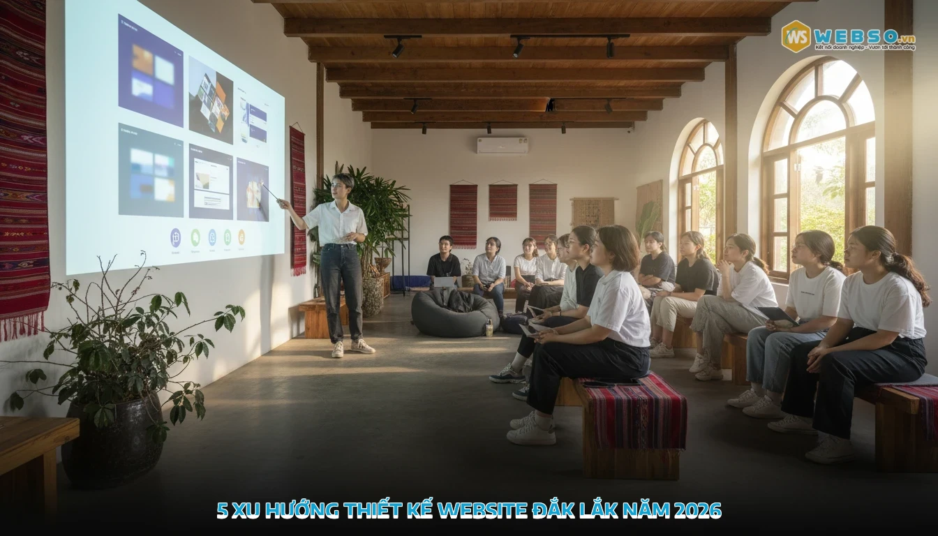 thiết kế website daklak - 5 Xu Hướng Thiết Kế Website Đắk Lắk Năm 2026