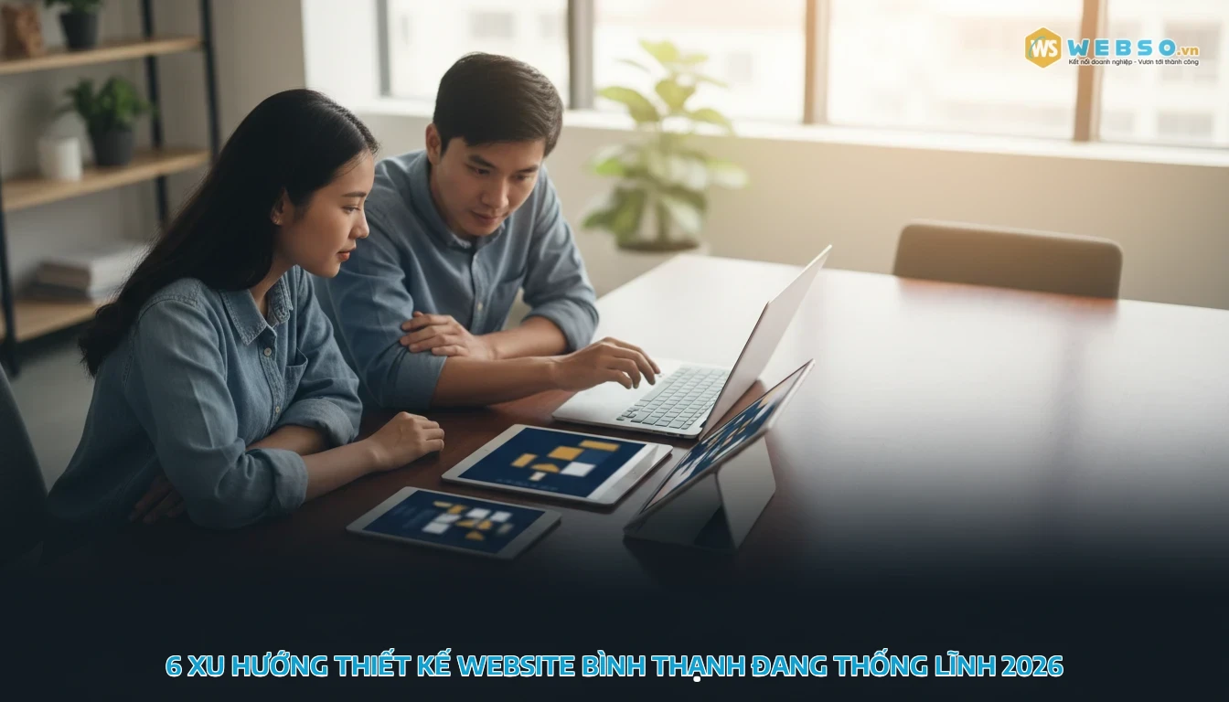 thiết kế website bình thạnh - 6 xu hướng thiết kế website Bình Thạnh đang thống trị 2026