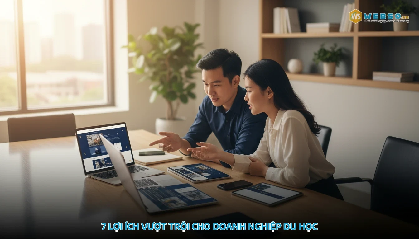 thiết kế website du học - 7 lợi ích vượt trội cho doanh nghiệp du học