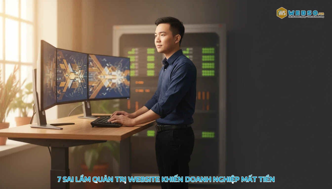 quản trị website - 7 sai lầm quản trị website khiến doanh nghiệp mất tiền