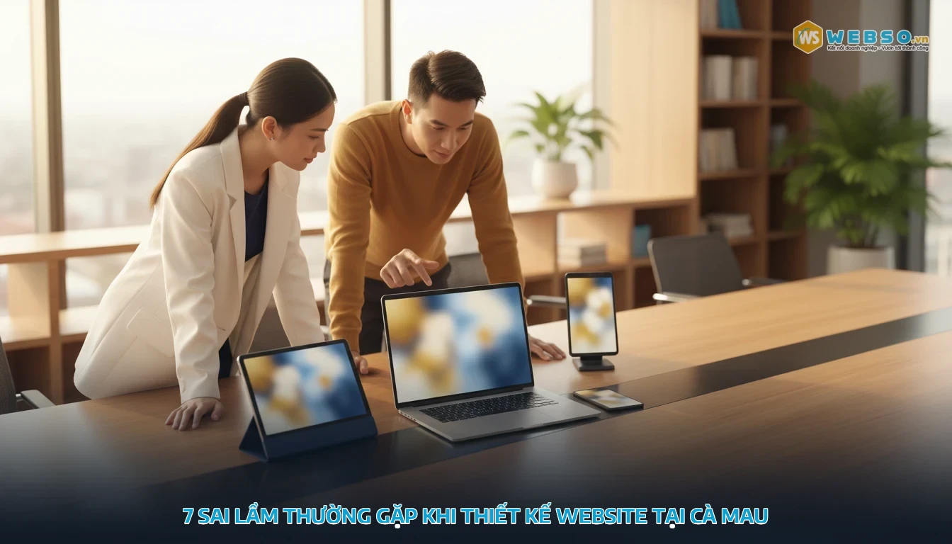 thiết kế website cà mau - 7 sai lầm thường gặp khi thiết kế website tại Cà Mau