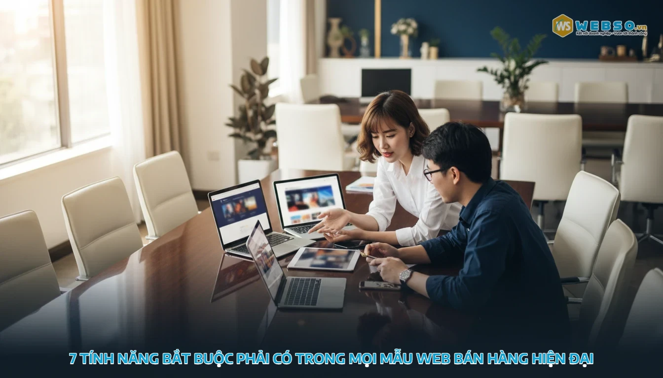 mẫu web bán hàng - 7 tính năng bắt buộc phải có trong mọi mẫu web bán hàng hiện đại