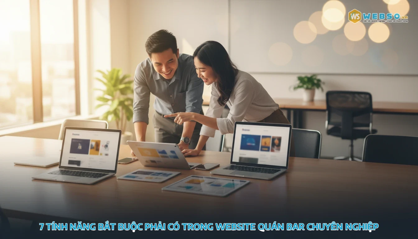 thiết kế website quán bar - 7 tính năng bắt buộc phải có trong website quán bar chuyên nghiệp