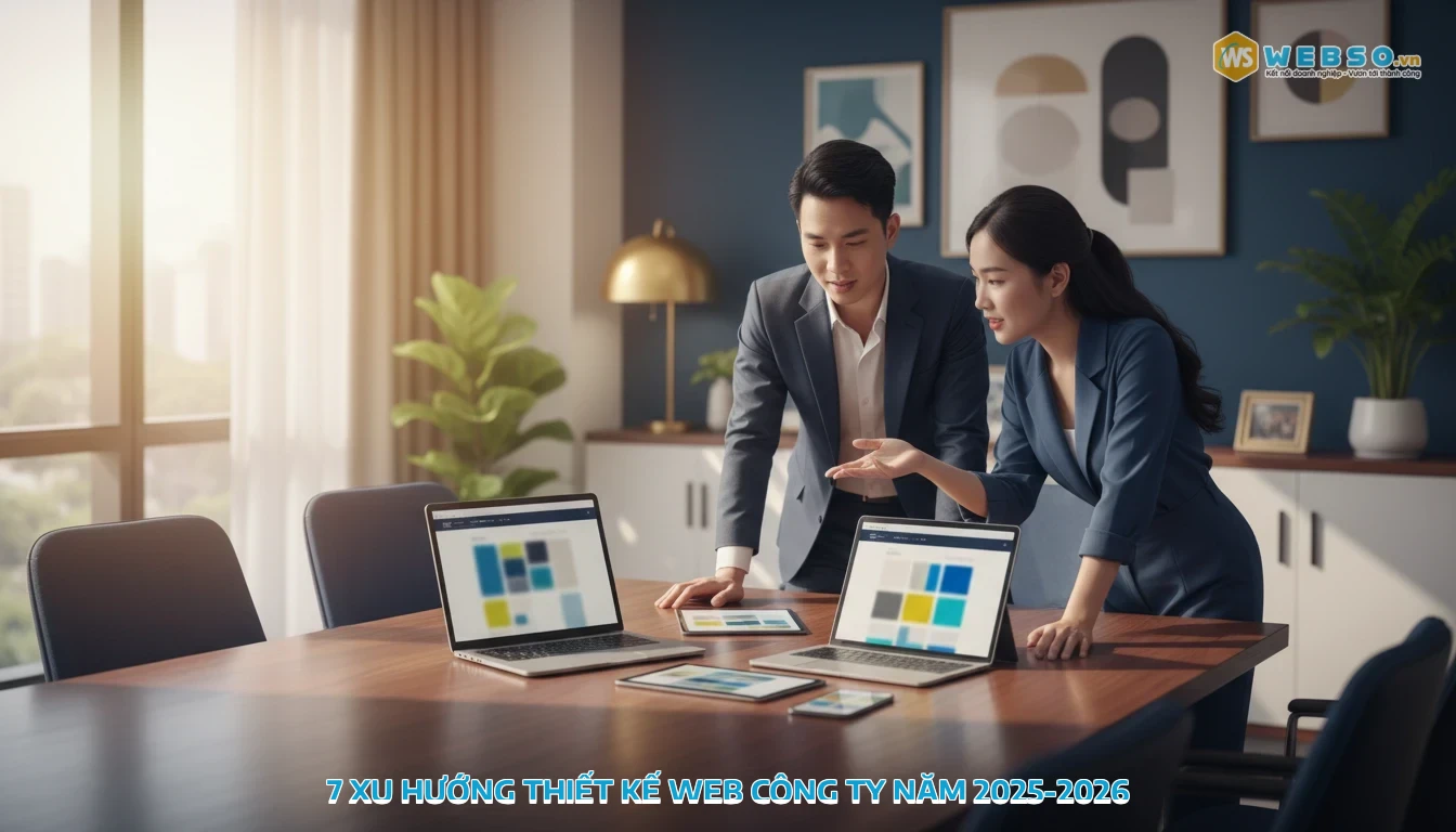 thiết kế web công ty - 7 Xu Hướng Thiết Kế Web Công Ty Năm 2025-2026