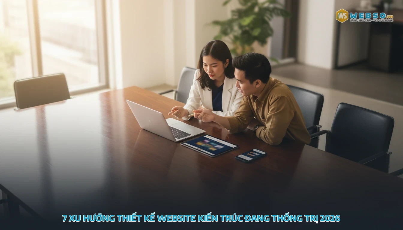 thiết kế website kiến trúc - 7 Xu Hướng Thiết Kế Website Kiến Trúc Đang Thống Trị 2026