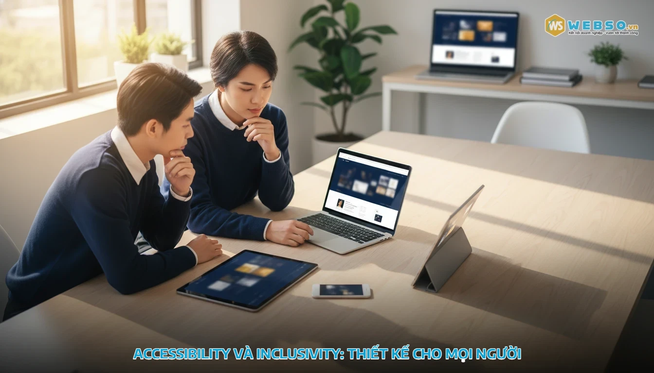 thiết kế giao diện web - Accessibility và inclusivity: Thiết kế cho mọi người