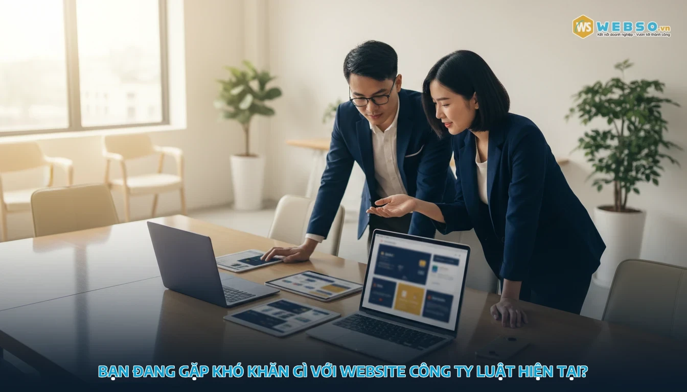 thiết kế website tư vấn luật - Bạn đang gặp khó khăn gì với website công ty luật hiện tại?