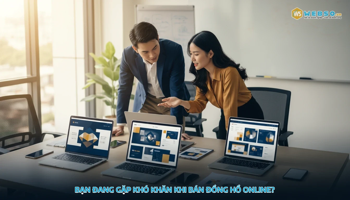 thiết kế website bán đồng hồ - Bạn đang gặp khó khăn khi bán đồng hồ online?