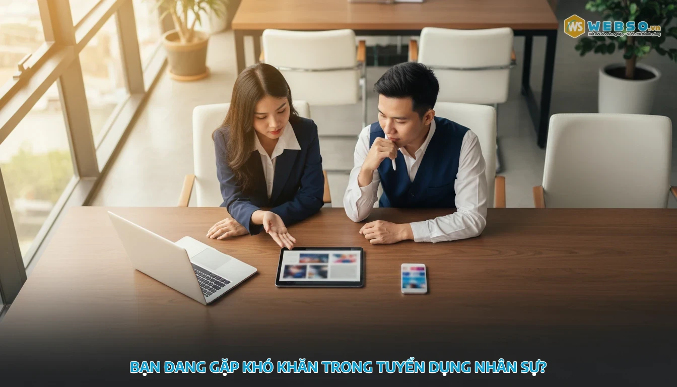 thiết kế website tuyển dụng - Bạn đang gặp khó khăn trong tuyển dụng nhân sự?