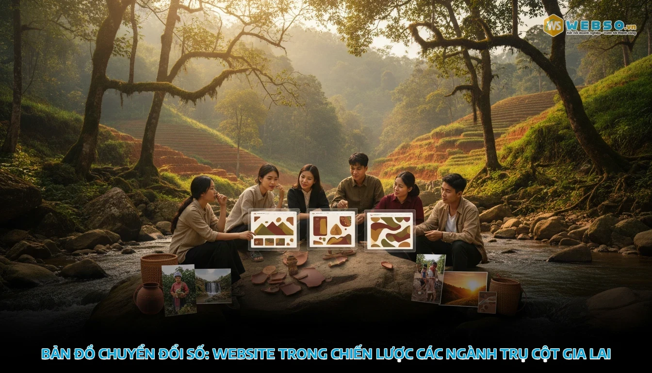 thiết kế web gia lai - Bản đồ chuyển đổi số: Website trong chiến lược các ngành trụ cột Gia Lai