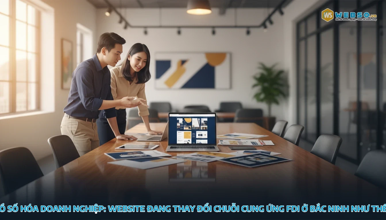 thiết kế website tại bắc ninh - Bản đồ số hóa doanh nghiệp: Website đang thay đổi chuỗi cung ứng FDI ở Bắc Ninh như thế nào?