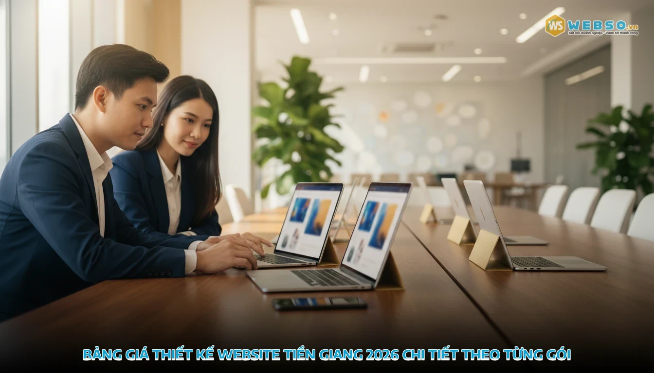 thiết kế web tiền giang - Bảng giá thiết kế website Tiền Giang 2026 chi tiết theo từng gói