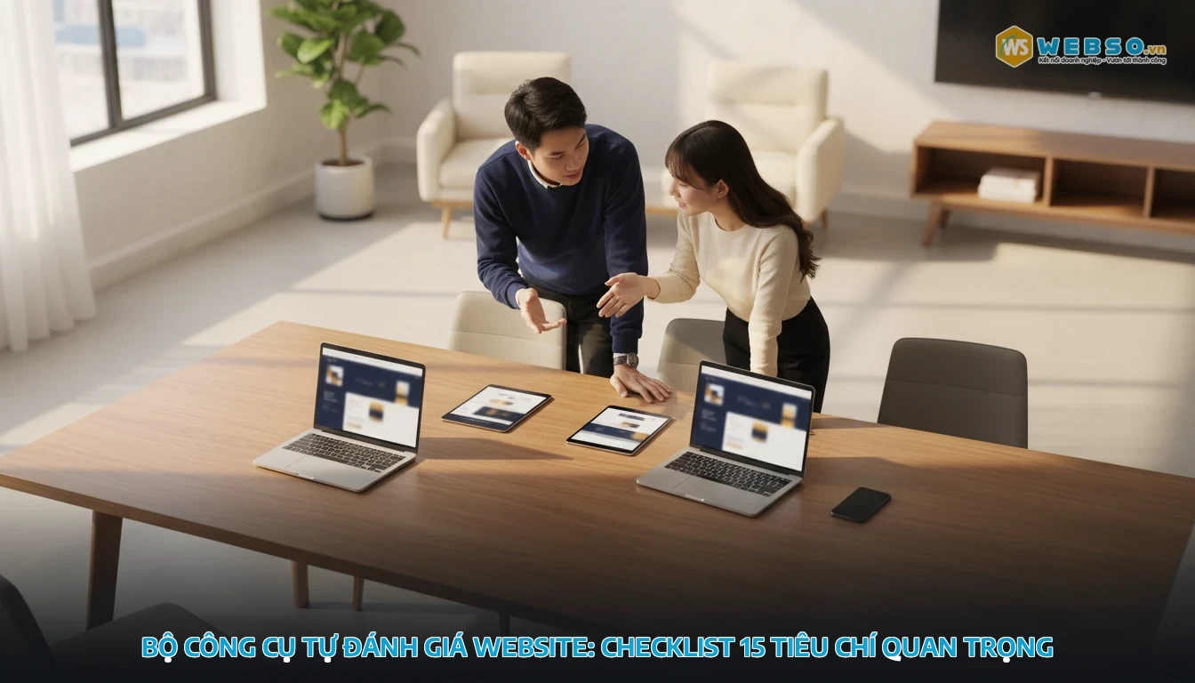 thiết kế web hà nội - Bộ Công Cụ Tự Đánh Giá Website: Checklist 15 Tiêu Chí Quan Trọng