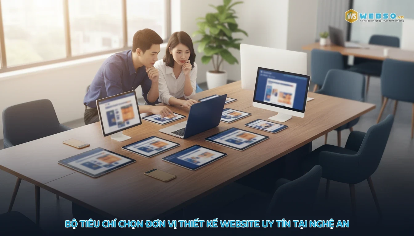 thiết kế website tại nghệ an - Bộ tiêu chí chọn đơn vị thiết kế website uy tín tại Nghệ An