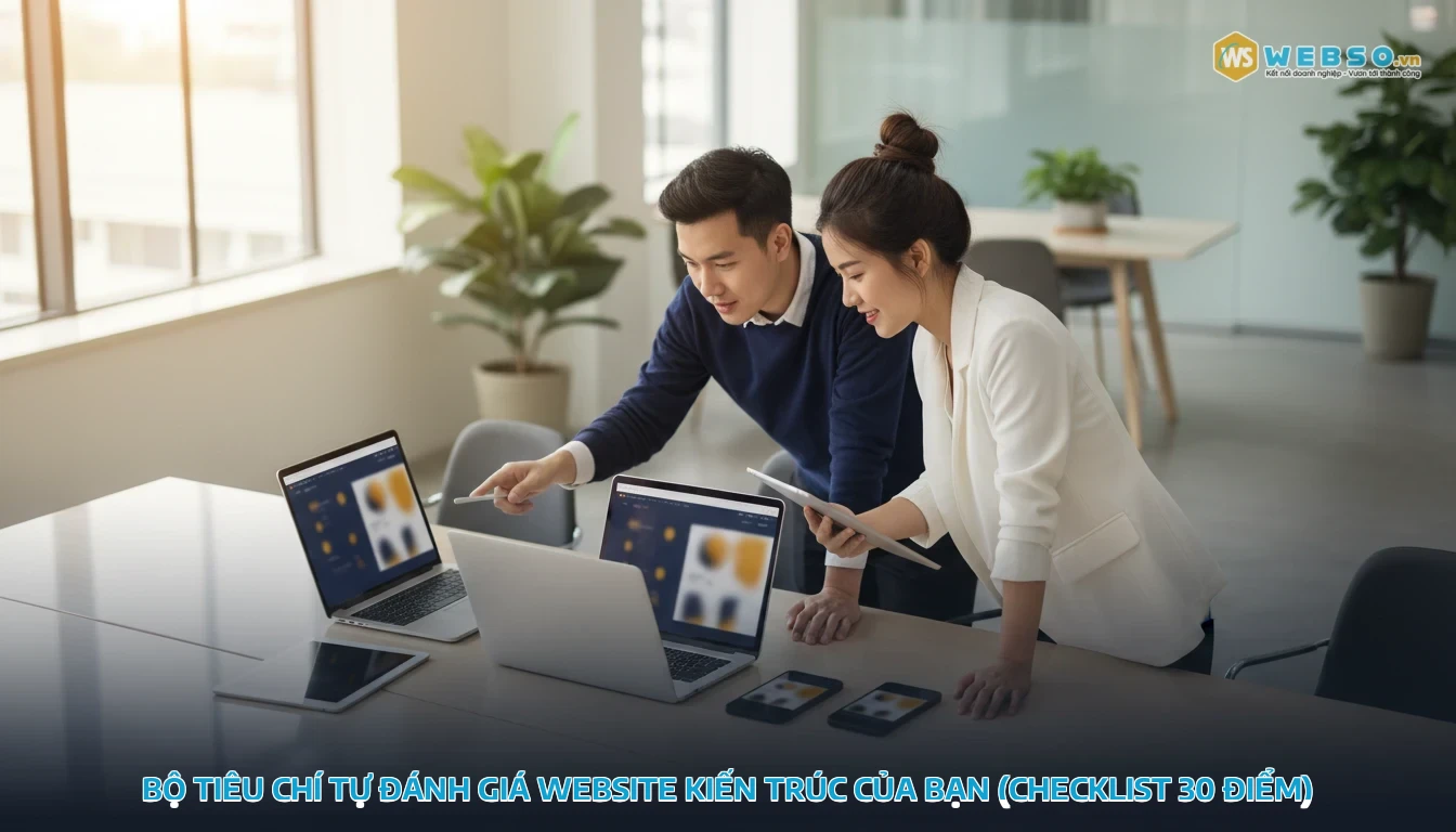 thiết kế website kiến trúc - Bộ Tiêu Chí Tự Đánh Giá Website Kiến Trúc Của Bạn (Checklist 30 Điểm)