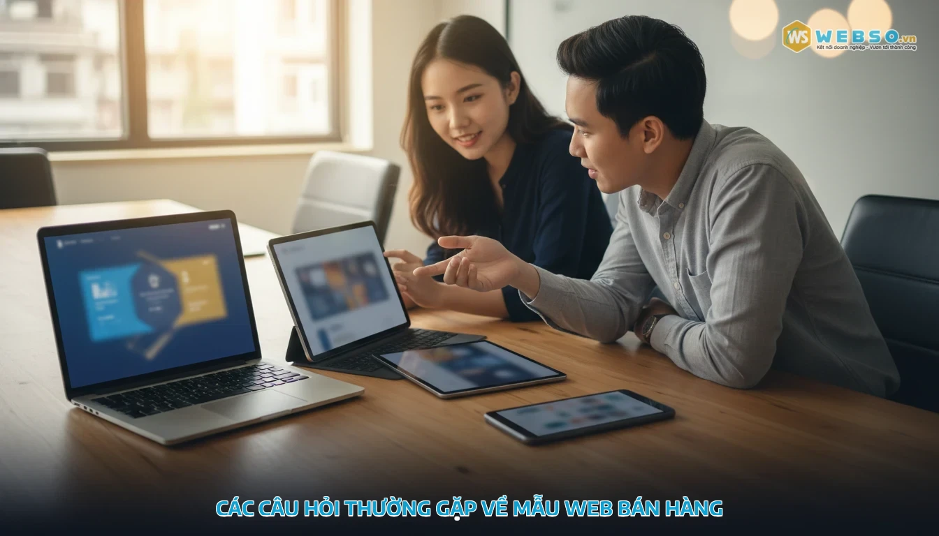 mẫu web bán hàng - Các câu hỏi thường gặp về mẫu web bán hàng