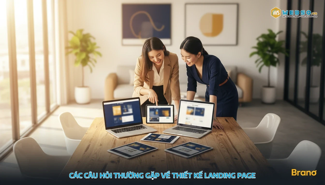thiết kế website landing page - Các câu hỏi thường gặp về thiết kế landing page
