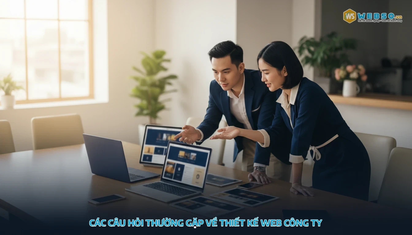 thiết kế web công ty - Các Câu Hỏi Thường Gặp Về Thiết Kế Web Công Ty