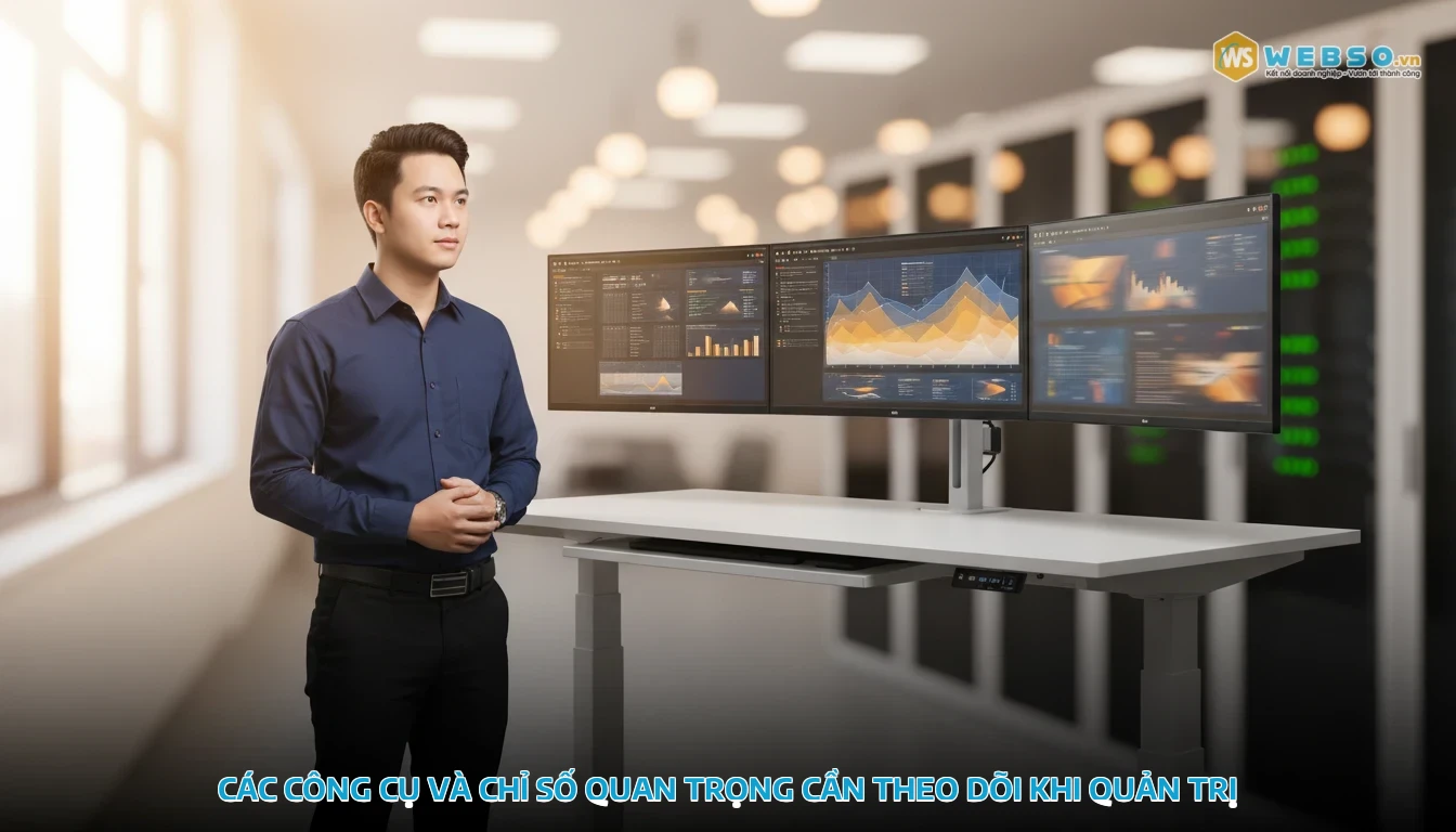 quản trị website - Các công cụ và chỉ số quan trọng cần theo dõi khi quản trị