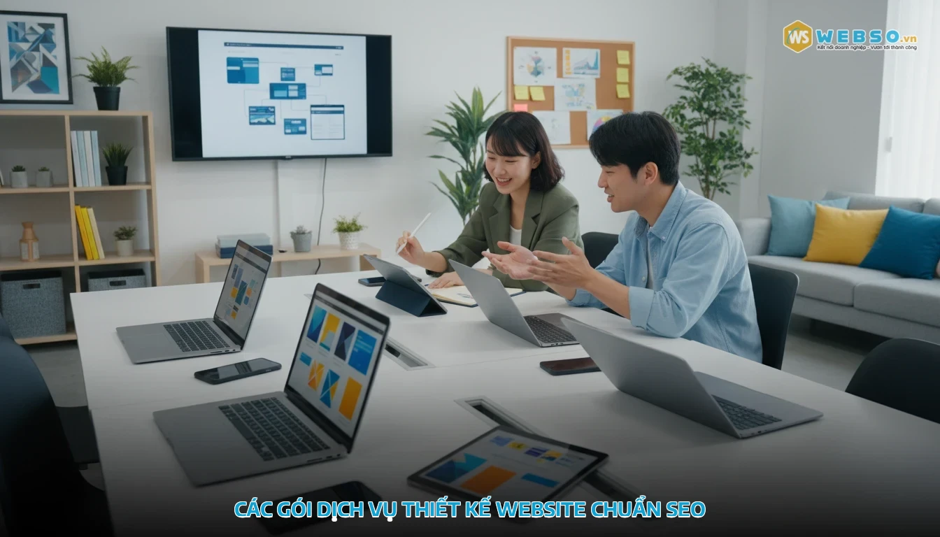 Thiết kế website chuẩn seo - Các gói dịch vụ thiết kế website chuẩn SEO