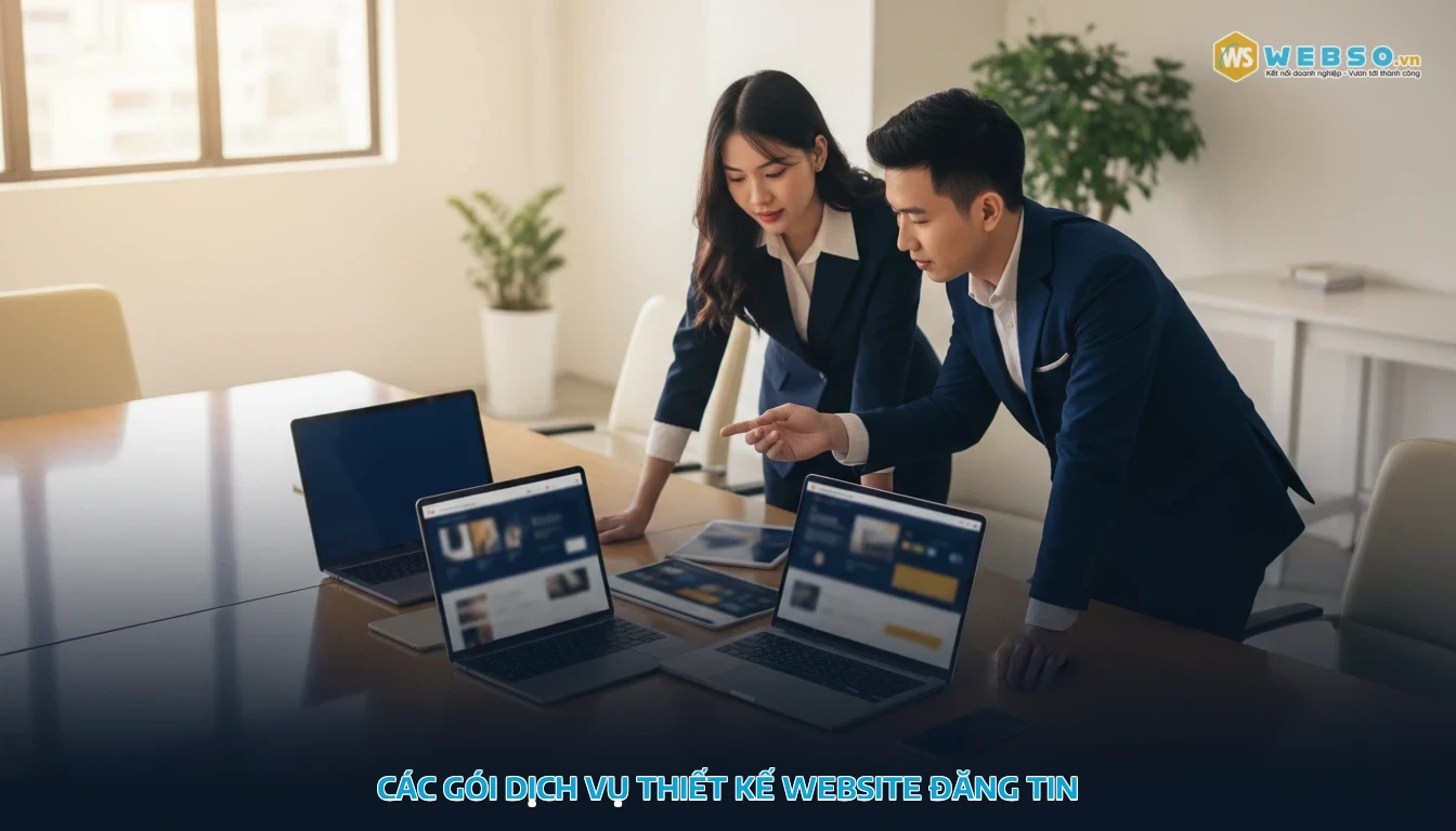 thiết kế website đăng tin - Các gói dịch vụ thiết kế website đăng tin