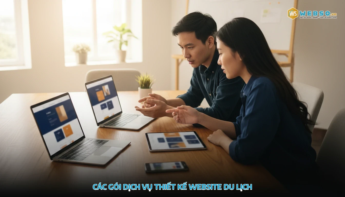 thiết kế website du lịch - Các Gói Dịch Vụ Thiết Kế Website Du Lịch