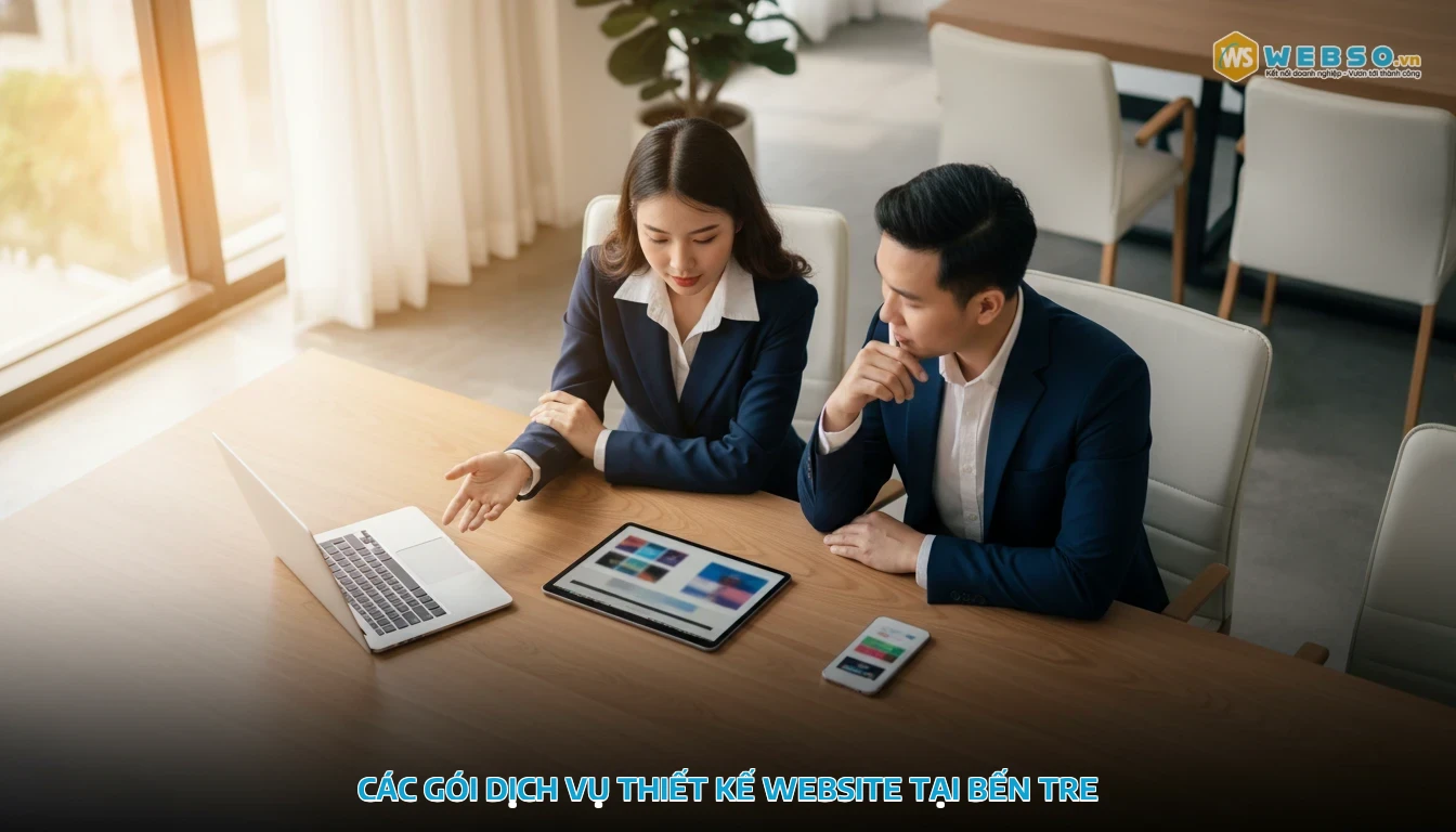 thiết kế website tại bến tre - Các gói dịch vụ thiết kế website tại Bến Tre