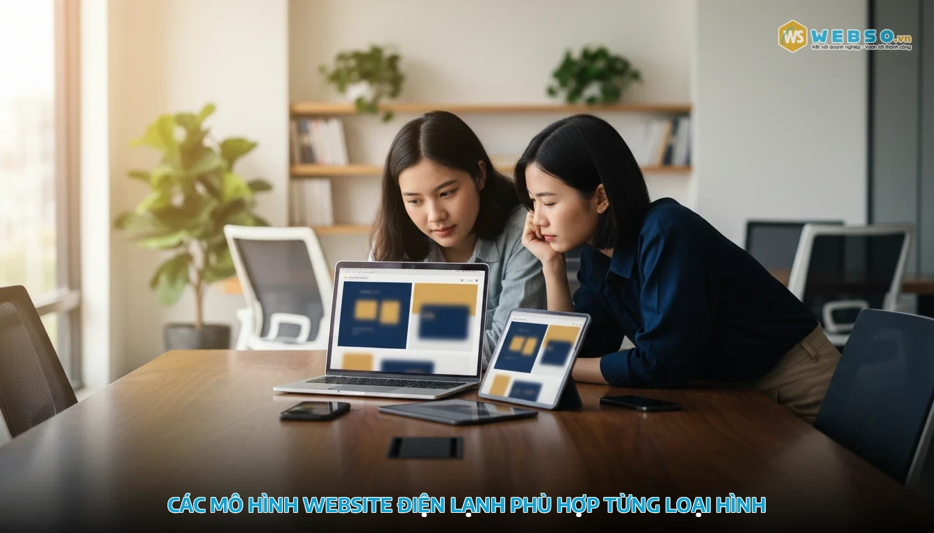 thiết kế website điện lạnh - Các Mô Hình Website Điện Lạnh Phù Hợp Từng Loại Hình